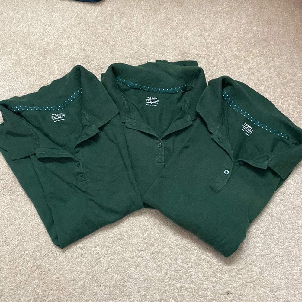 THREE Old Navy Kid’s polo shirts